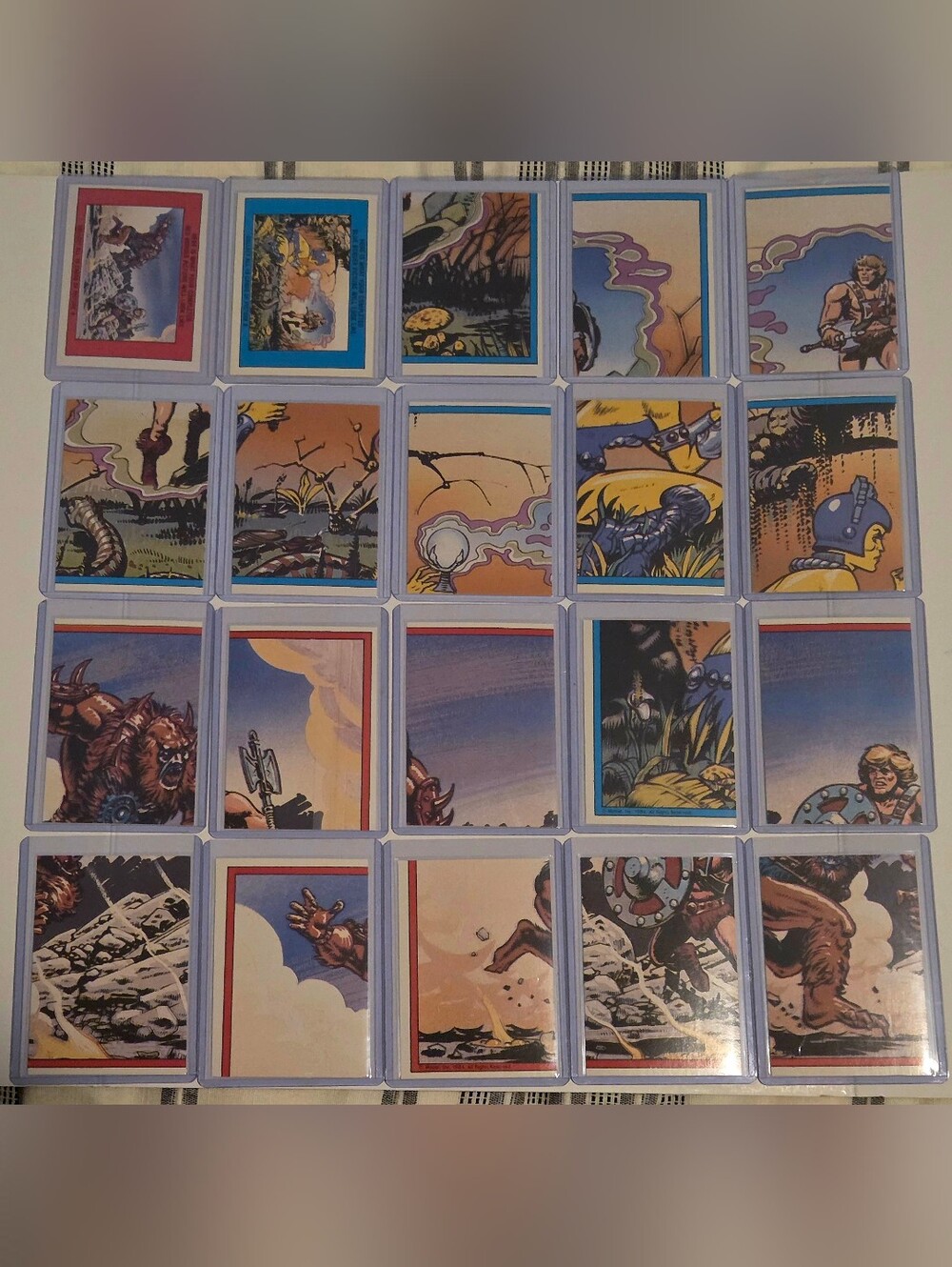 Vintage 1984 Topps Masters of the Universe Card Lot - He-Man, Skeletor, EUC, 80s - Picture 9 of 9
